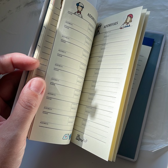 Sanrio 1995 The Vaudeville Duo - agenda and more book. Unused! - Picture 7 of 10